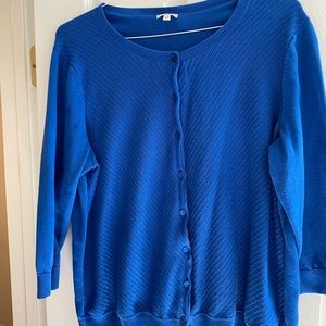 Talbots cardigan sweater 2x